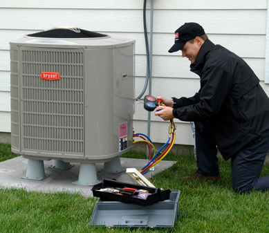 Ralph is one of our Castle Rock HVAC repair techs and he is currently fixing a Bryant unit